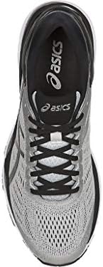 ASICS MENS MENS GEL-KAYANO 24 Атлетски чевли, сребро/црна/средна сива боја, 9 2E САД