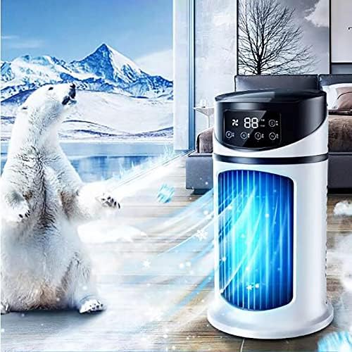 Преносен климатик ладилник за климатик - климатик со мултифункционален тајмер, ладилник за ноќно светло во боја на RGB - ладилник за домашна