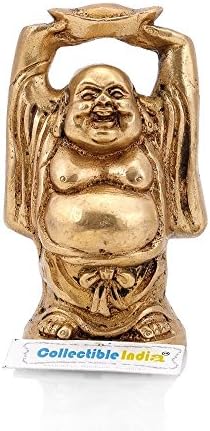 Dakshcraft Brass Saughing Buddha Statutue Најдобар подарок за декор за домови