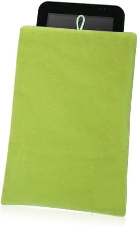 Case Boxwave Case компатибилен со Blu Touchbook M7 MTK - кадифена торбичка, мека велурна ткаенина торба ракав со влечење за Blu Touchbook