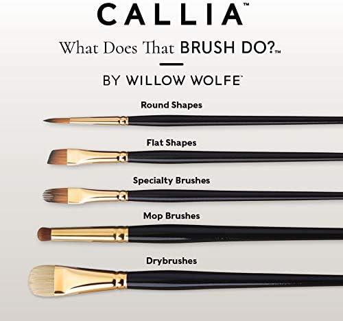 Callia Mixed Media Artistic Chrush Bake Fine Round