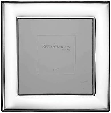 Рид и Бартон Неапол Сребрена плоча 5 x 7, 5x7 рамка за слика, металик