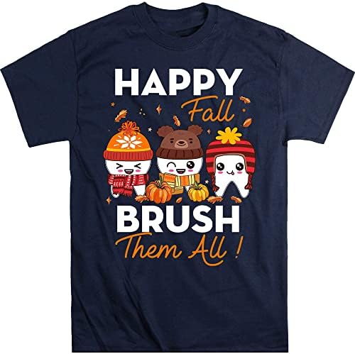 Teediy есенски стоматолошки кошули, стоматолог подарок, подарок за кошула за благодарници на заби, кошула за заби