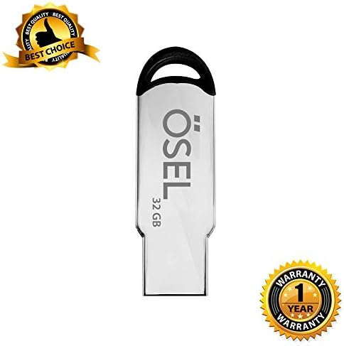 ОСЕЛ Произведен Во Индија Сребрена Каризма Метален Брз Пренос На Податоци 32GB 2.0 USB Флеш-Пакет од 10