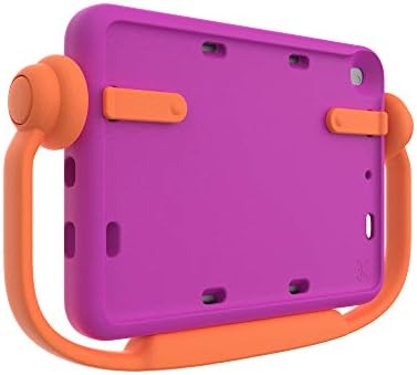 Спејк производи Случај-Е, се вклопува во случајот со iPad за деца, тоа е висе виолетова/флукс портокал, 10,2-инчи