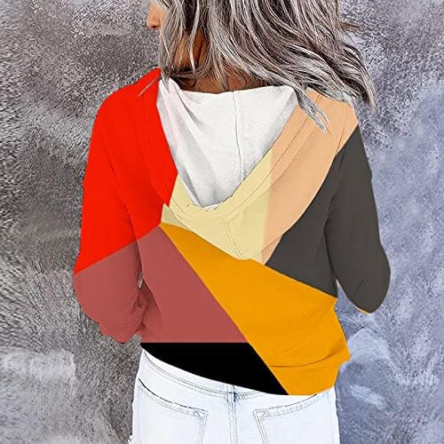 Шусуен женска ретро печатена маичка женска облека џемпер, плус големина зимска облека наметка со аспираторска облека со качулка/жени