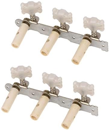 2 парчиња yootones Класични приемници за гитара PEG String Tuning Pegs Key Machine Heads Подесување на лево десно компатибилно со класична