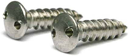 Спајнер Безбедност на овална глава метални завртки 18-8 не'рѓосувачки челик 1/4 x 1-1/4 Количина 1000