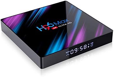 H96 MAX RK3318 Android 9.0 Smart Set Top Box 4G 64G 2,4G & 5GHz двојна WiFi 4K HDR кутија + со безжична мини тастатура за позадинско
