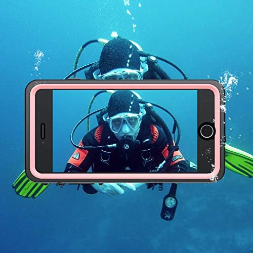 GOLDJU iPhone 7 плус Водоотпорен Случај, iPhone 8 плус Водоотпорен Случај 2019 Целосно Тело Заштитни IP68 Подводни Отпорни На Удари Нечистотија