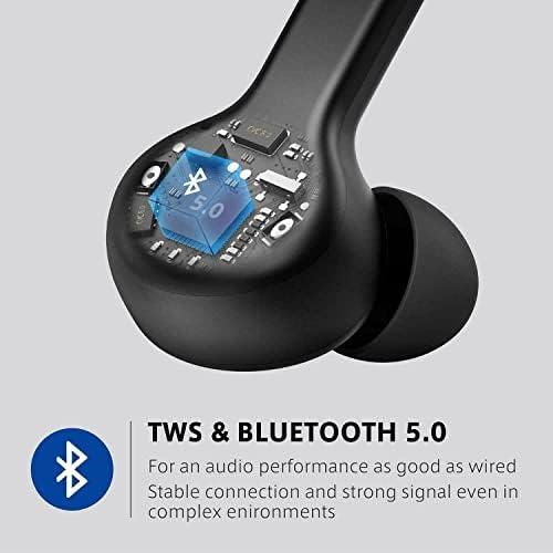 ТАО Болтун Безжични Слушалки, Bluetooth Слушалки Bluetooth 5.0 Безжични Слушалки 4D Опкружувачки Тежок Бас IPX5 Водоотпорен Вистински