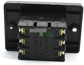 Копче за прекинувач за прекинувач GoOffy AC 380V 2kW Вклучено/Исклучено 3 фаза за заклучување на пластична моќност за почеток на прекинувачот