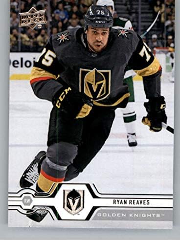 2019-20 Горна палуба хокеј серија 1196 Рајан Ривс Вегас Златни витези Официјална УД НХЛ Трговска картичка