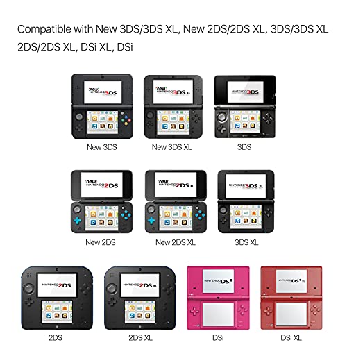 TNP 3DS Charger AC адаптер, замена на напојувањето Компатибилен со новите Nintendo 3DS, 3DS XL, 2DS, 2DS XL, DSI XL, DSI Home Wall Praber Battery