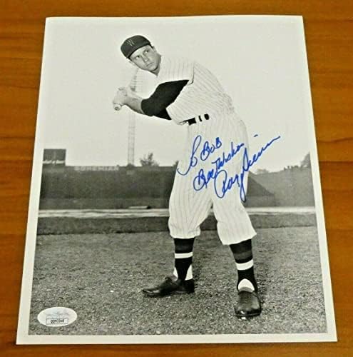 Рој Сиверс потпиша гроздобер бејзбол 8x10 фотографија со JSA COA - Автограмирани фотографии од MLB