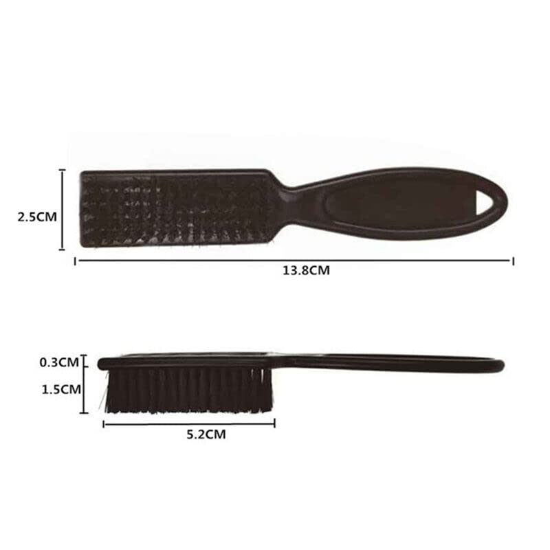 Ножици со чешел за коса со чешел избледени четка црна црна боја