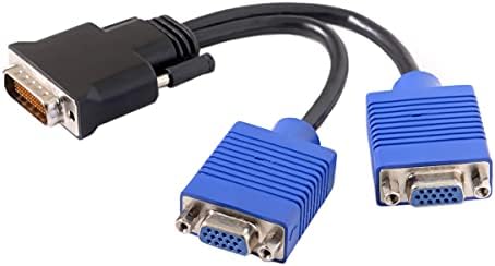 Конектори DMS-59PIN машки до двојно 15pin VGA HDM-компатибилен DVI DP RGB Femaleенски кабел за продолжување на женскиот сплитер