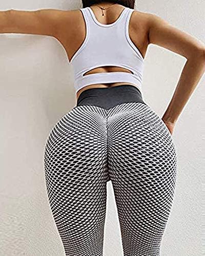 Trishенски јога панталони во Триш Лусија со џебни задници за кревање хеланки тренингот се протегаат со високи половини спортски хулахопки