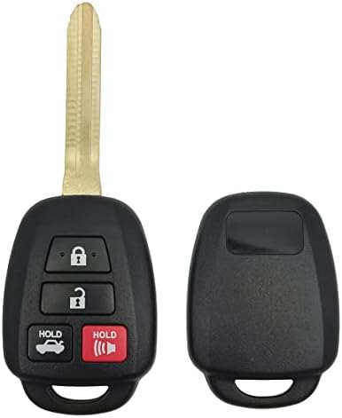 4 копче за замена на копчето FOB COBS COVER CASCT се вклопува за 2015 2017 2017 2018 Toyota Corolla Le Camry Key FOB Shell Shell