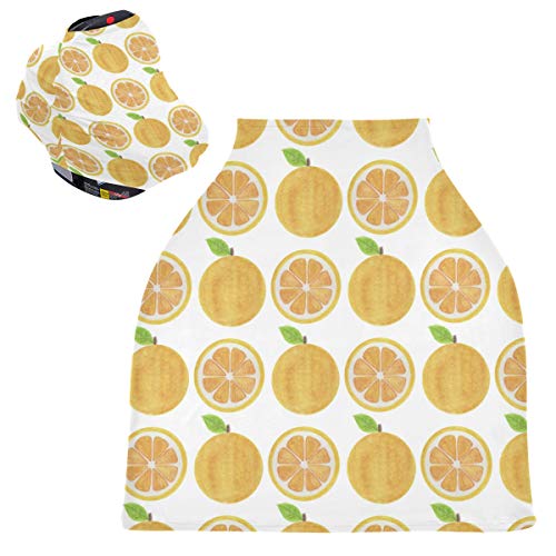 Покрив за летно овошје од лимон портокалова автомобилска автомобилска автомобилска автомобил - шамија за доење, количка, мулти -употреба на крошна