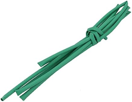 X-gree 3,3ft должина 1,5 mm Внатрешен диа полиолефин изолиран топлинска цевка за намалување на жицата зелена зелена боја (3,3 стапки