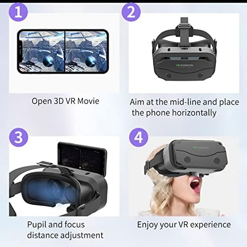 K9301v Главата Монтирани 3D Hd Vr Очила 360 ° Виртуелна Реалност Игра Видео Главата Монтирани Дигитални Очила Компатибилен со