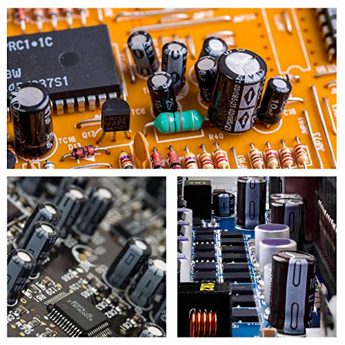 Електролитички кондензатори на EieCip, убави цврсти електролитички кондензатори на кутии ~ 50V 24Value 500pcs лесен пристап, 24Value 500pcs