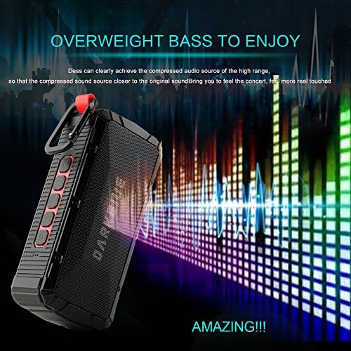 Darkblue Најновата генерација Ултра на отворено преносни безжични Bluetooth звучници, со неверојатен засилен супер бас, 10W+ погласен