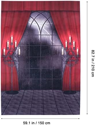 2 парчиња заднини за заднини Декорација на шема за украсување wallиден прозорец xcm гаден за прогонувана студио фотографија