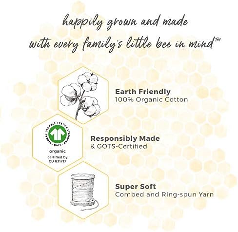 Пчели на Бурт Бебе бебешки кошули, лесни зип-јакни и качулки, органски памук