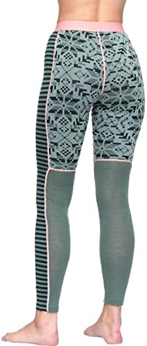 Кари Траа Лун Половина зип женски базел-базен- Полиестерска мешавина опремена со долг ракав плетен термички кошула