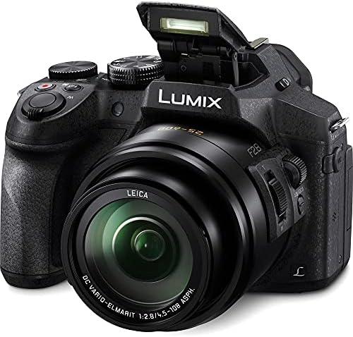 Panasonic Lumix DMC-Fz300 Дигитална Камера-Пакет-Со Дигитален Блиц + Мека Торба + 12 Инчен Флексибилен Статив + Комплет За Чистење
