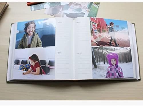 Дубао со 6-инчен фото албум 200 страници лизгачки меморандум за списоци со список за книги за семејни албуми за свадби Фото албум