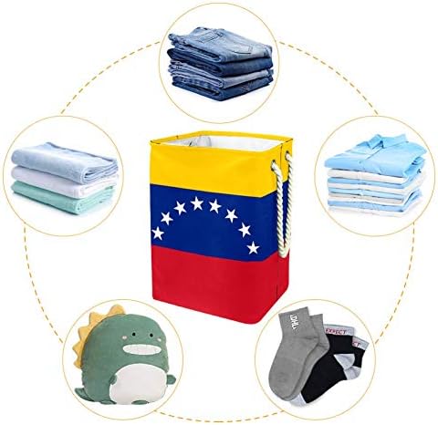 Знаме на унисицеи Венецуела Перење Попречува Склопувачки Кошница За Складирање Бин Бебе Попречува
