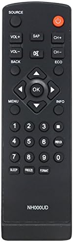 Замена LC320EM1F HDTV далечински управувач за ТВ Емерсон - Компатибилен со далечинскиот управувач на ТВ NH000UD Emerson