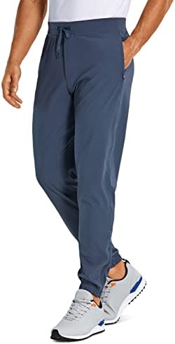 CRZ Јога Менс 4 -насочен стрип -џогерс со џебови со џебови 28 /30/32 - Работа за џемпери за теретани Атлетски панталони за пешачење