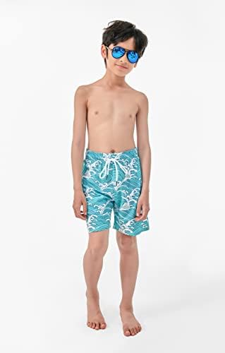 Ирелија момчиња пливаат стебла со боксерски кратки лагерни компресивни шорцеви за пливање Брза сува облека за пливање