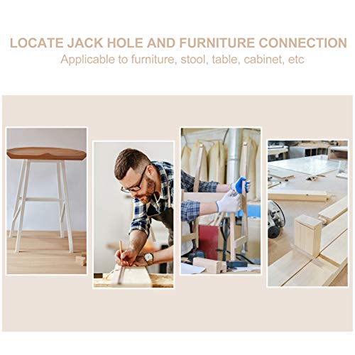Villcase 300 парчиња тркалезни нокти кабинет дрво DIY флуиран и завршува фиока за пинови дрвени занаетчиски плочки за занаетчиски