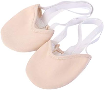 Абаодам половина пети чевли единствено чорап изработен од плетен памук современ балет чевли за балетски танчери и ритмички гимнастички натпревар