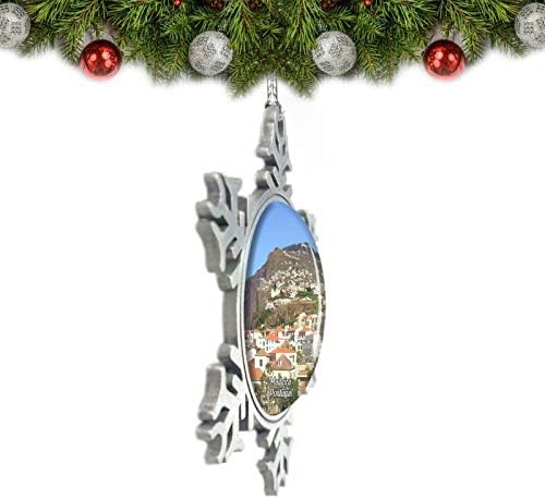 Умсуфа Португалија Пико Форт Мадеира Божиќ украс Декорација Кристален метален сувенир подарок