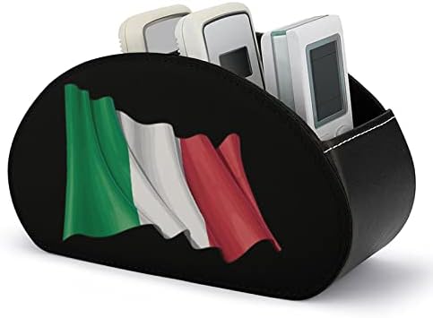Италија Знаме Држач За Далечински Управувач Организатор На Кожна Маса За Канцелариски Материјали Далечински Управувач