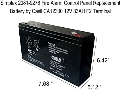 2081-9276 Батерија за оган панел со симплекс 2 пакет
