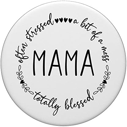 Мама тотално благословен Маман мајчински стил на мајчинство Поппокети заменливи поплипки