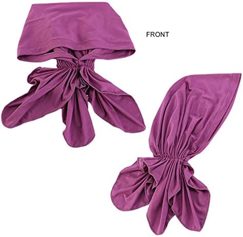 4 парчиња пред -врзани шалови на главата се лизгаат на хемо -капачињата на гравчињата за жени