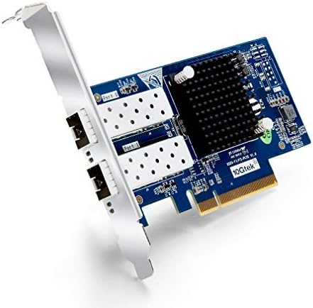 10G SFP+ RJ45 бакар предавател и 10GB SFP+ PCI-E мрежна картичка, споредете со Intel X520-DA2
