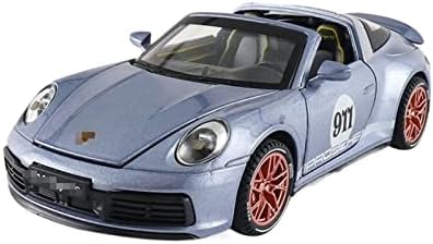 Скала модел на автомобили за Porsche 911 997 Targa 4S Diecast легура модел на автомобил кабриолет минијатурен метален спортски автомобил
