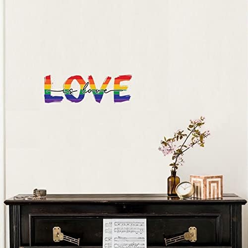 Loveубовта е Loveубов расадник wallидни уметнички wallидни налепници lgtbq Поддршка за заедница за повторно користење на домашни