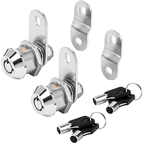 Брави за складирање на RV за заклучување на клучеви, 5/8 се вклопува на дебелина на максимална врата од 3/8, RV брави за врата