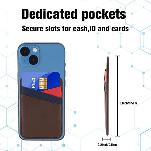 Morterex Магнетски паричник со Magsafe компатибилен со iPhone 13 и iPhone 12 серија, држач за кожа магнетна кредитна картичка дизајниран