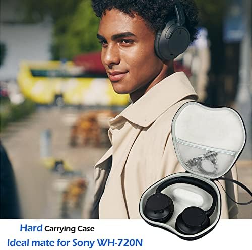 Случај за откажување на безжични бучава Xingfudao за слушалки за откажување на безжичен шум на безжичен шум/Sony WH-CH520 Bluetooth слушалки,